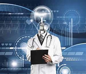 AI robot doctor standing in a clinic, representing the growing role of artificial intelligence in modern healthcare.